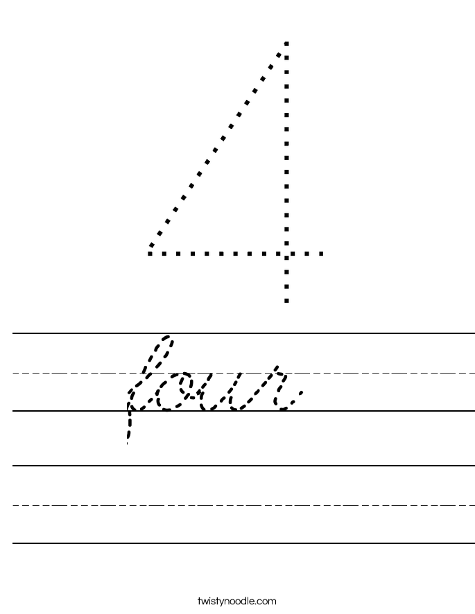 four Worksheet