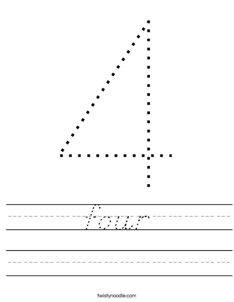 Four Worksheet