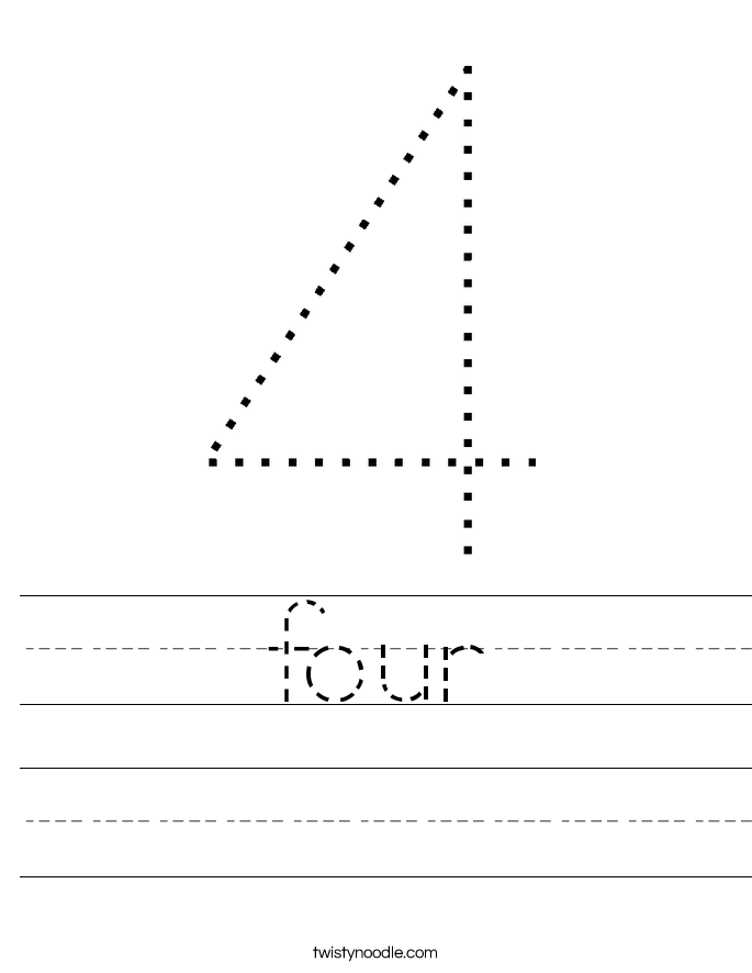 four Worksheet