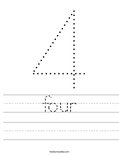 four Worksheet
