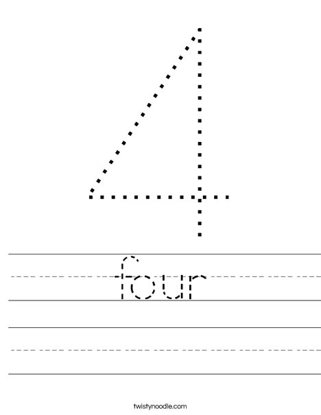 Four Worksheet