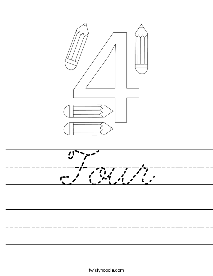 Four Worksheet