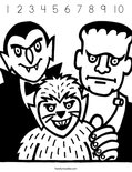 1  2  3  4  5  6  7  8  9  10  Coloring Page