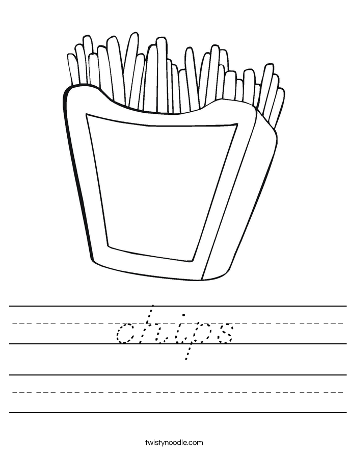 chips Worksheet