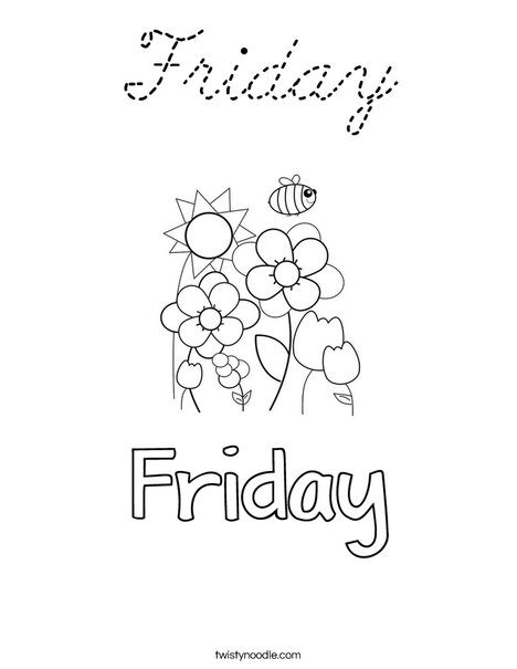 Friday Coloring Page