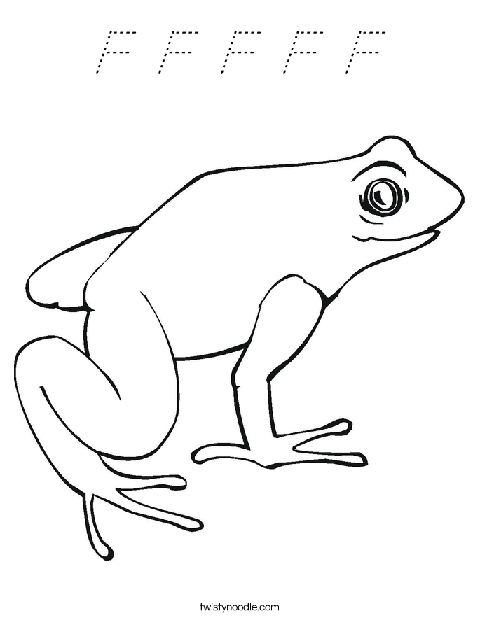 F F F F F Coloring Page