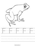 F F F F F Worksheet