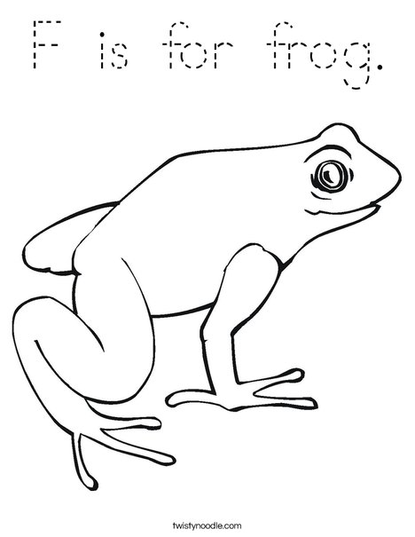 Frog Coloring Page
