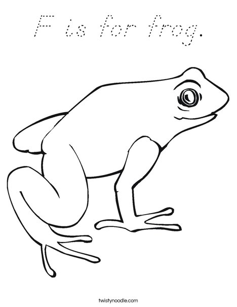 Frog Coloring Page