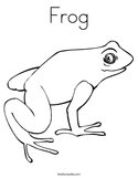 Frog Coloring Page