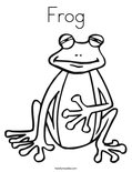 Frog Coloring Page