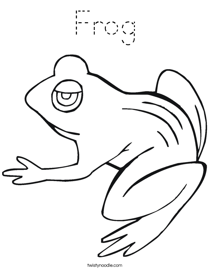 Frog Coloring Page