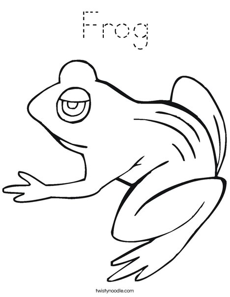 BullFrog Coloring Page
