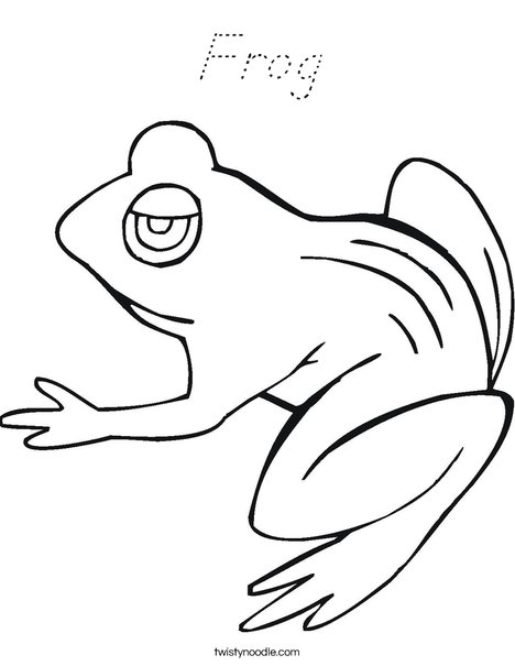 BullFrog Coloring Page