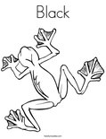 Black Coloring Page