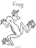 Frog Coloring Page