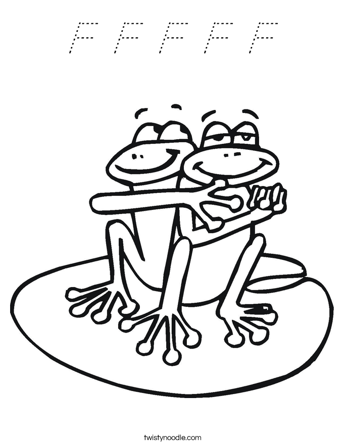F F F F F Coloring Page