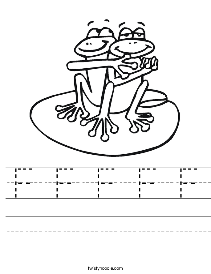 F F F F F Worksheet