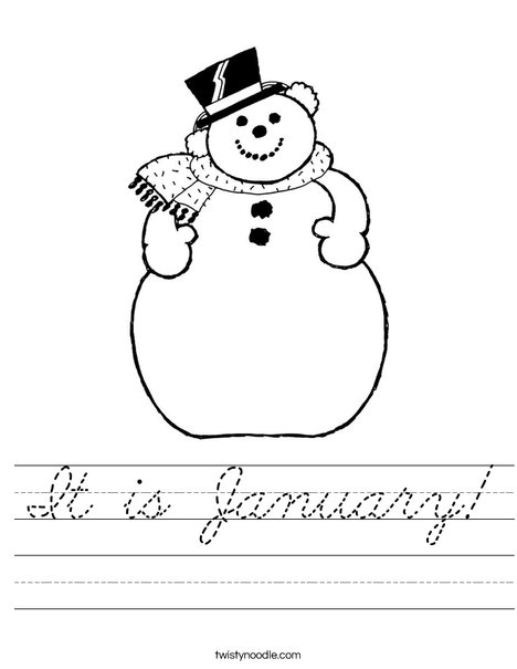 Frosty the Snowman Worksheet