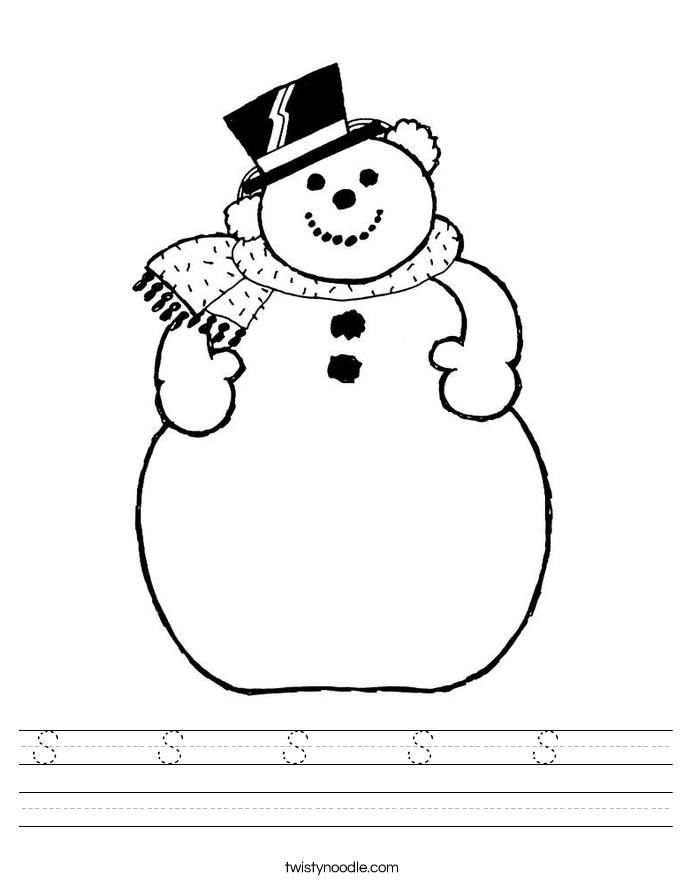 S     S     S     S     S      Worksheet