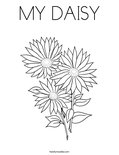 MY DAISYColoring Page