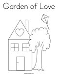 Change Template Garden Of Love Coloring Page