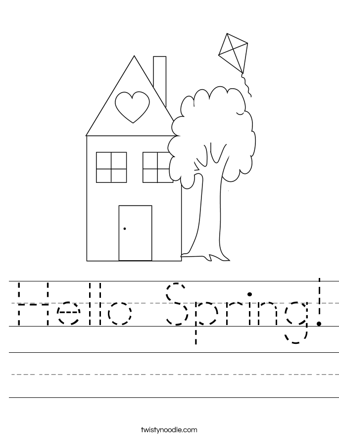 Hello Spring! Worksheet