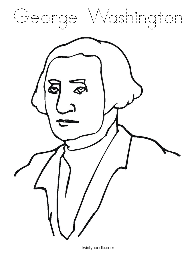 George Washington Coloring Page