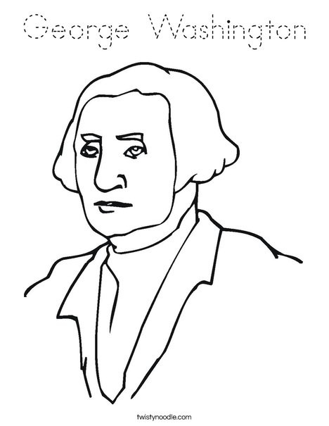 George Washington Coloring Page