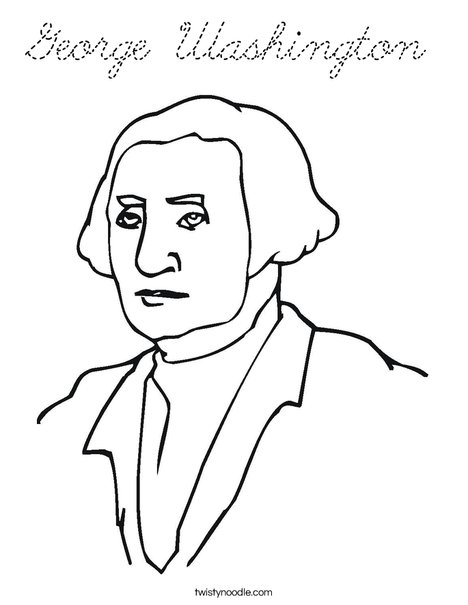 George Washington Coloring Page