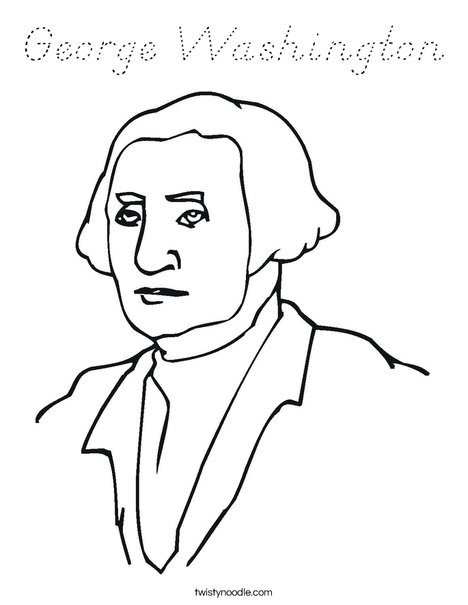 George Washington Coloring Page