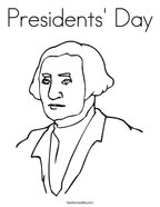 George Washington Coloring Page - Twisty Noodle