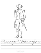 George Washington Handwriting Sheet