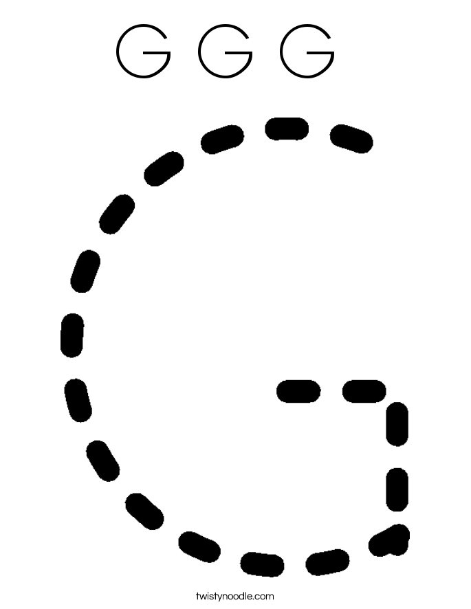 G G G  Coloring Page
