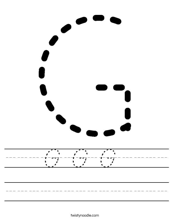 G G G  Worksheet