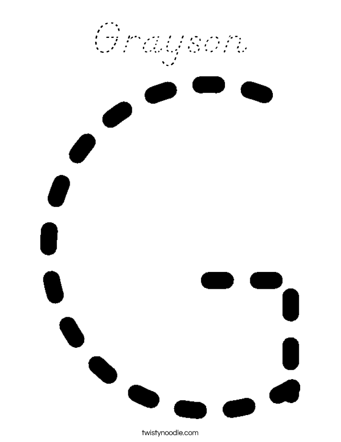 Grayson Coloring Page