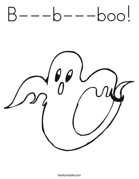 Ghost 2 Coloring Page