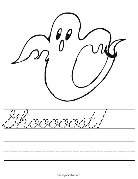 Ghost 2 Worksheet