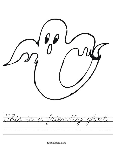 Ghost 2 Worksheet