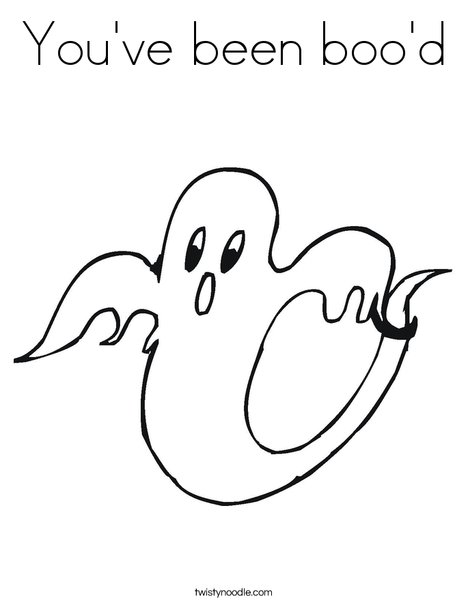 Ghost 2 Coloring Page