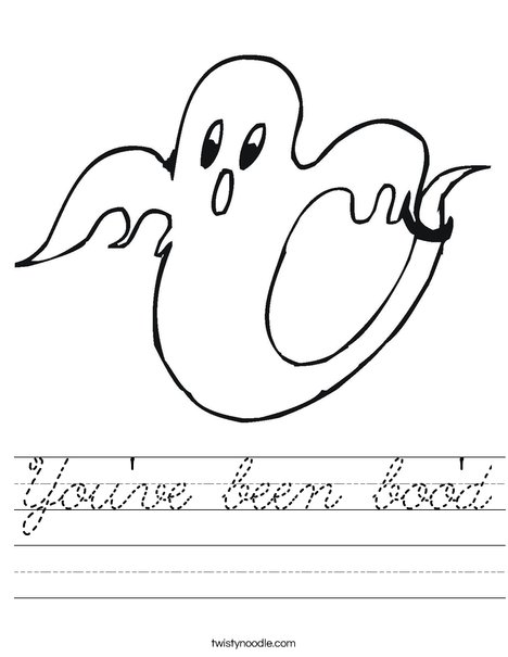 Ghost 2 Worksheet