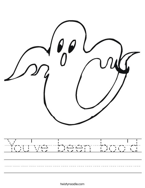 Ghost 2 Worksheet