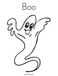 Boo Coloring Page