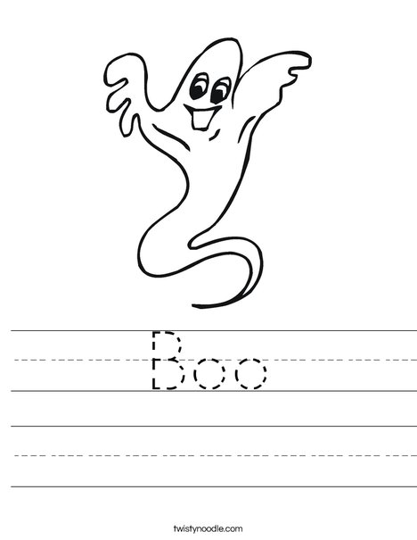 Ghost Worksheet