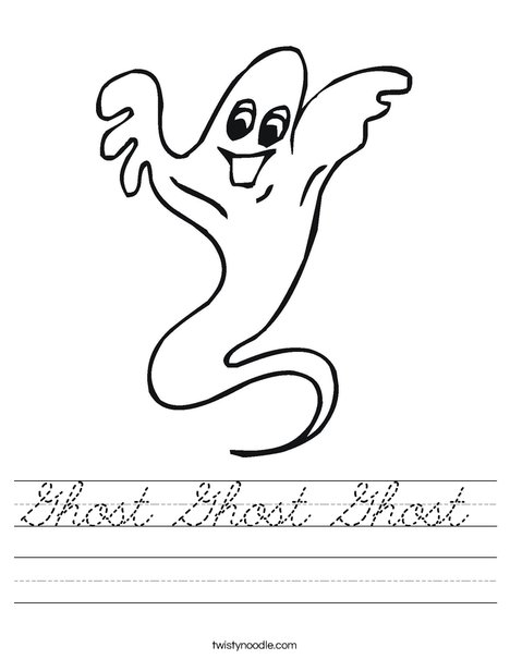 Ghost Worksheet