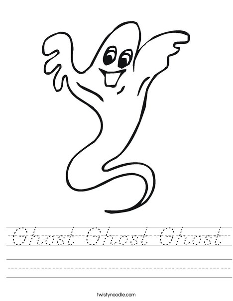 Ghost Worksheet