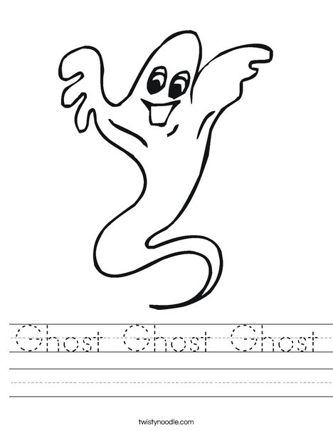 Ghost Worksheet