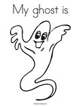 My ghost isColoring Page