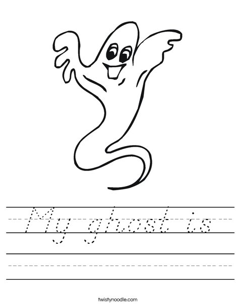 Ghost Worksheet
