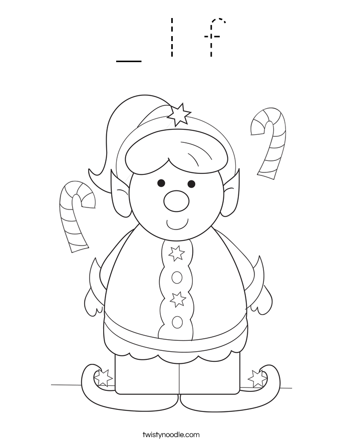 _ l f Coloring Page